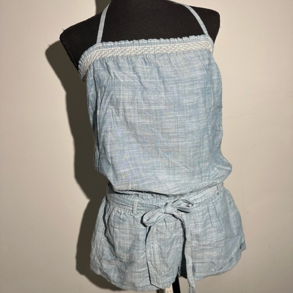 Hollister Blue Romper Size Medium
